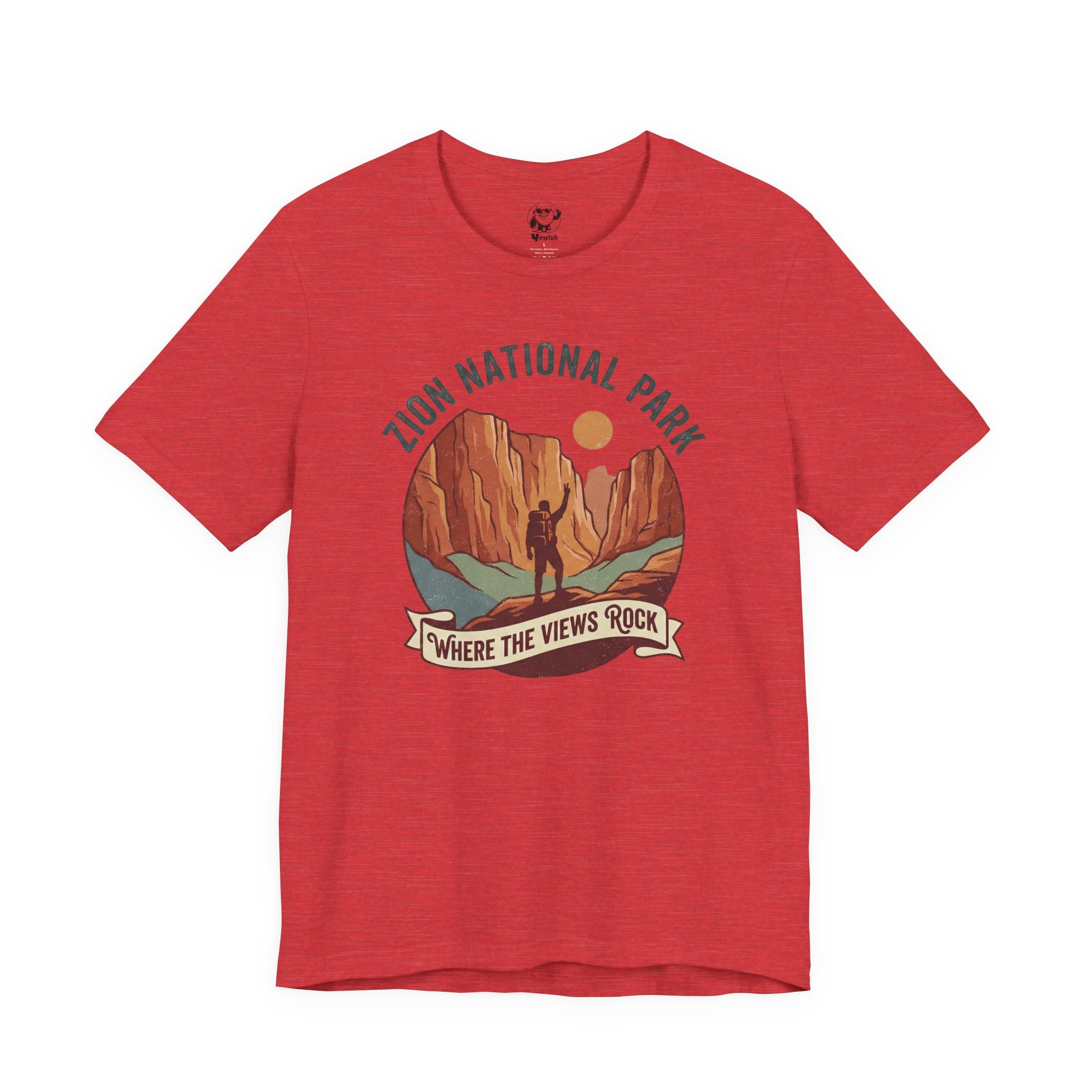 Zion National Park Tee — "Where the Views Rock" Adventure T‑Shirt