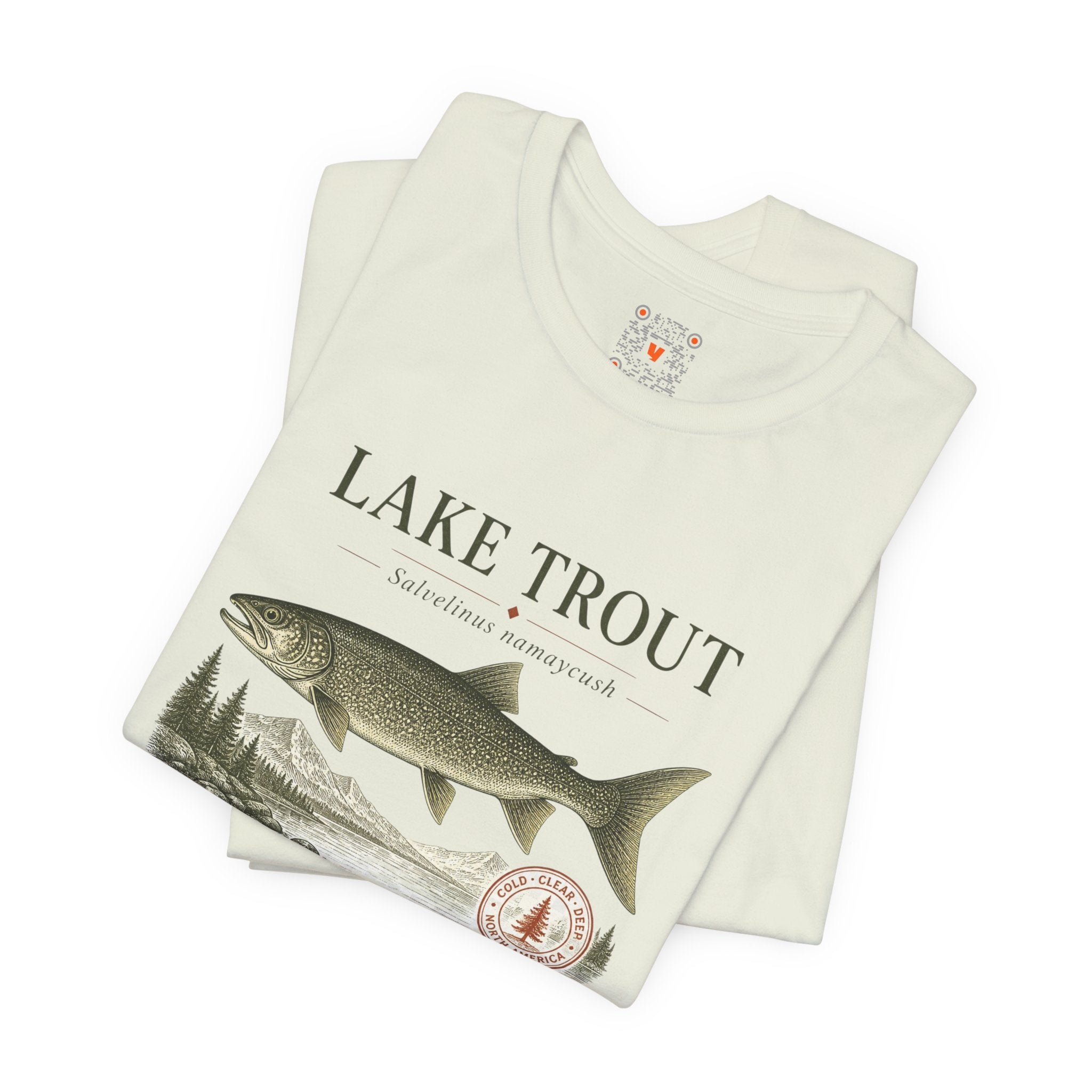 Lake Trout Fishing Tee