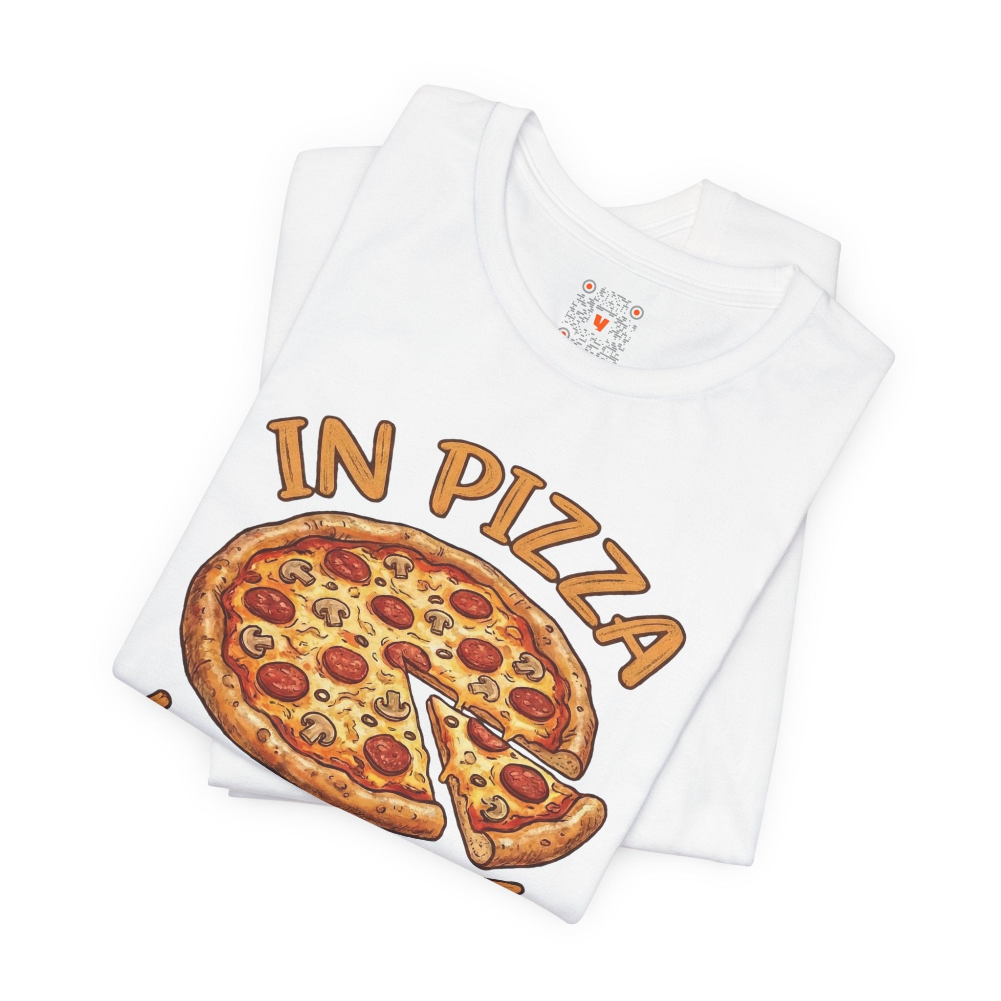 Pizza Graphic Tee "In Pizza We Crust" – Funny Food Lover T‑Shirt