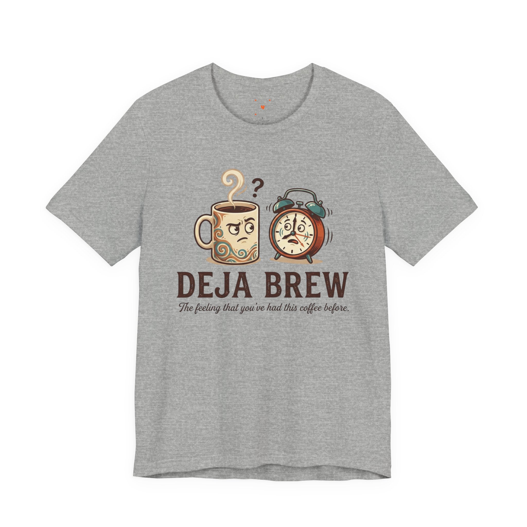 Deja Brew Coffee Cartoon Tee