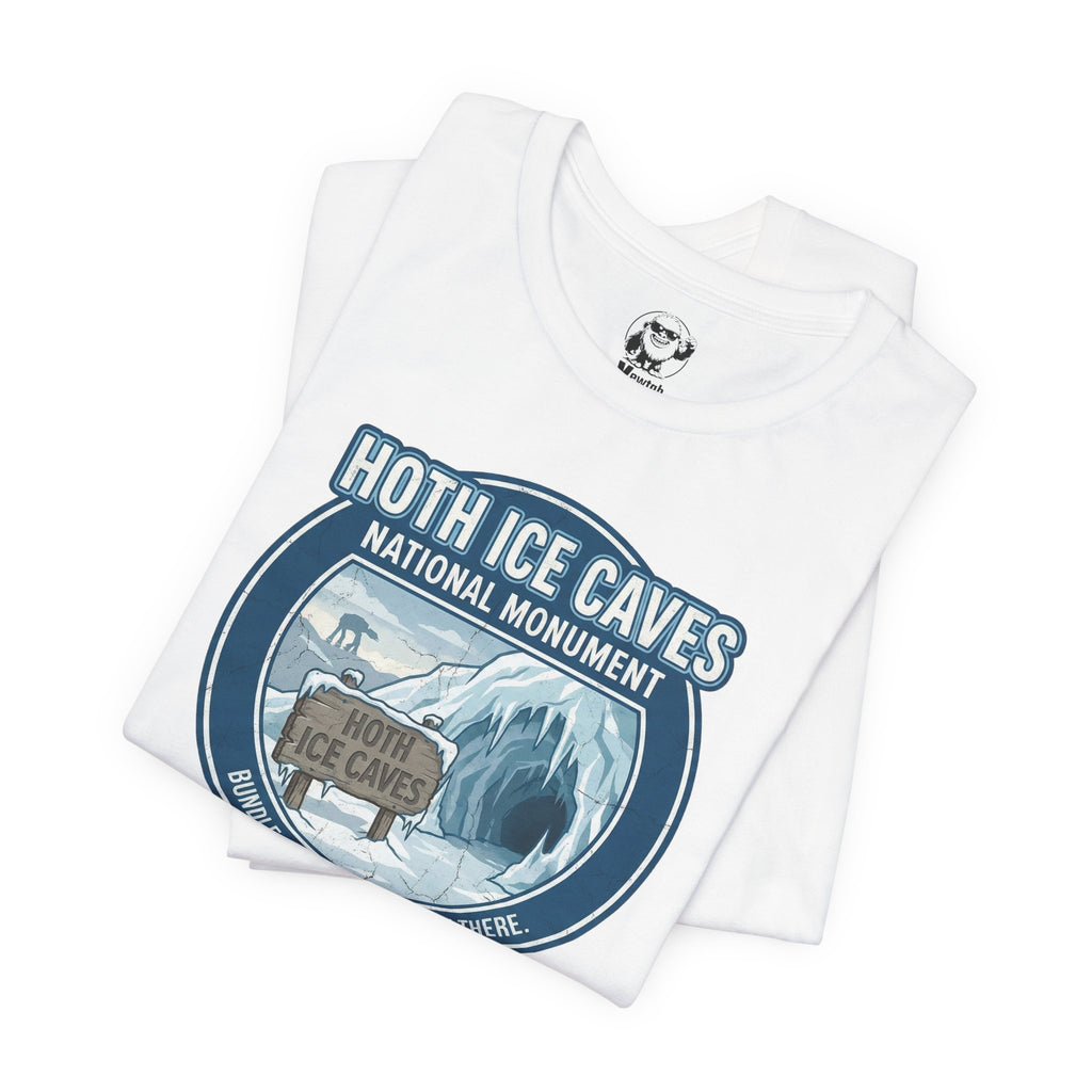 Hoth Ice Caves Tee — Vintage Star Wars-Inspired National Monument T-Shirt