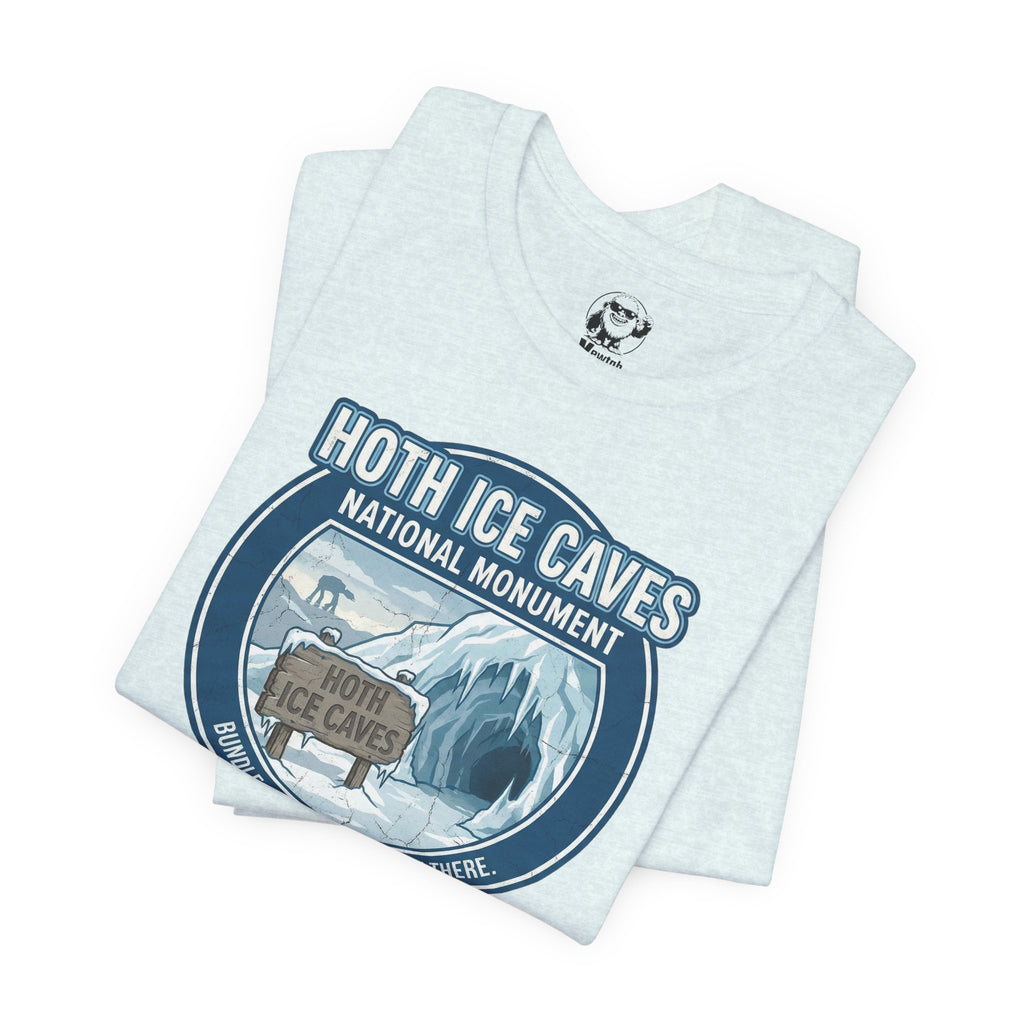 Hoth Ice Caves Tee — Vintage Star Wars-Inspired National Monument T-Shirt