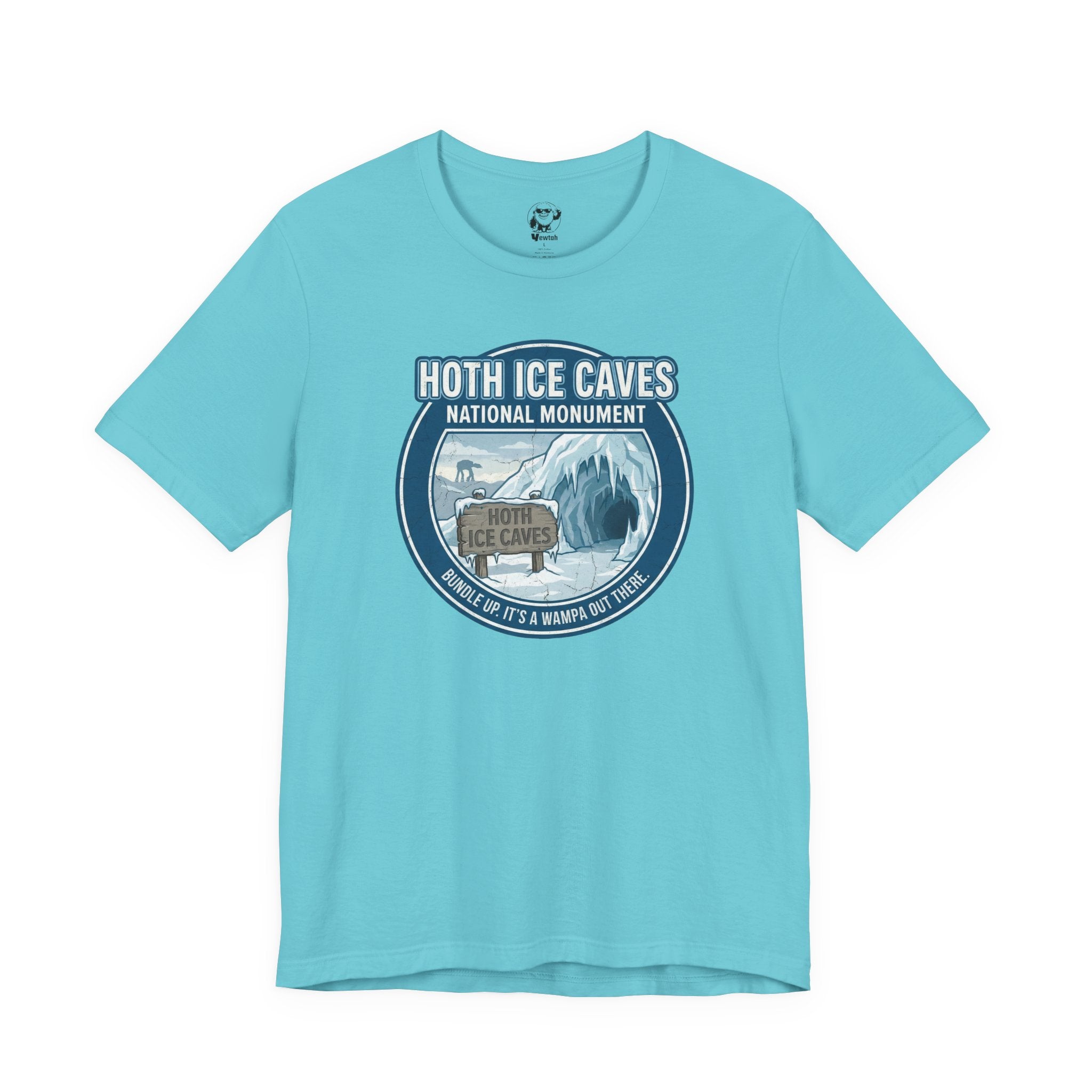 Hoth Ice Caves Tee — Vintage Star Wars-Inspired National Monument T-Shirt