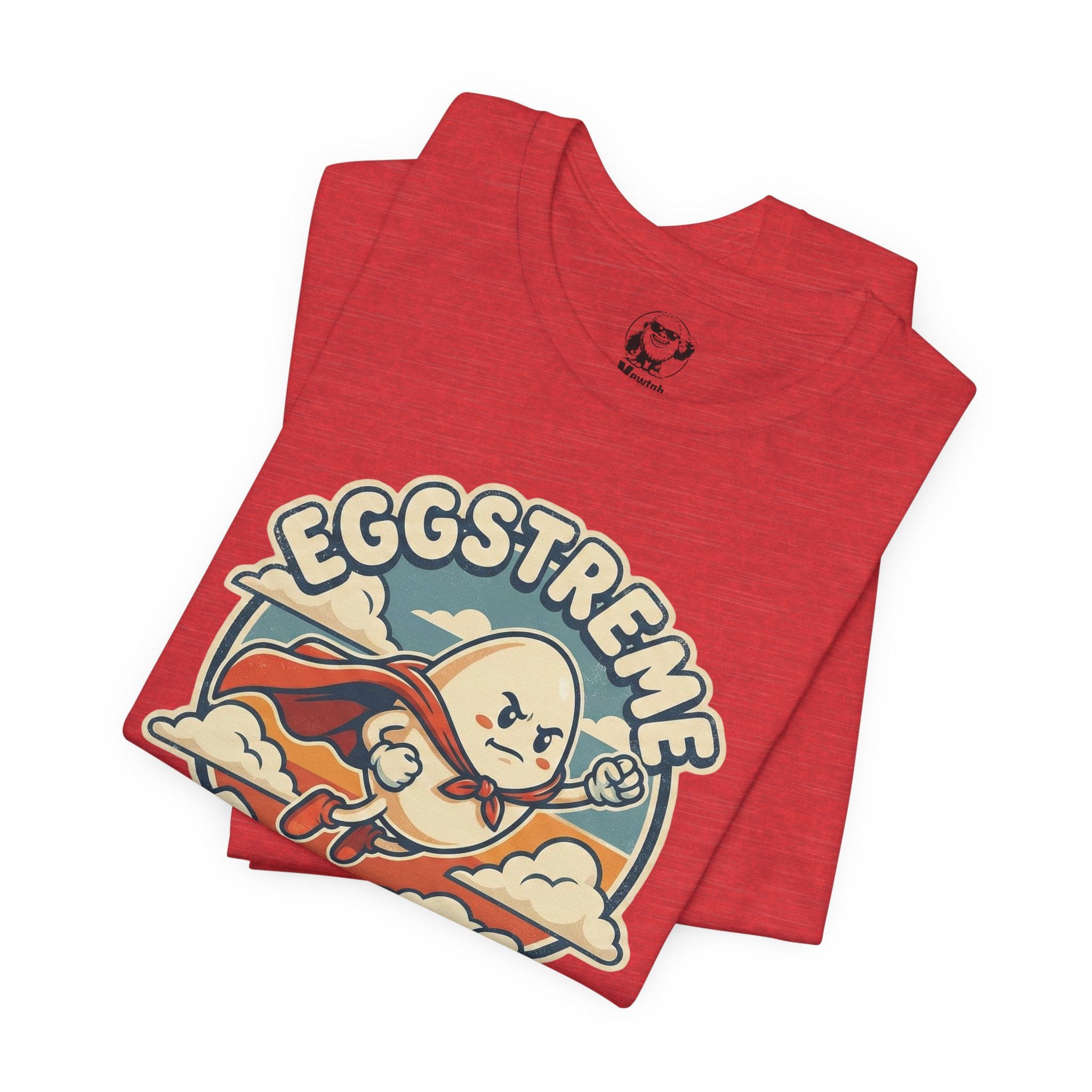 Eggstreme Dreams T-Shirt — Retro Superhero Egg Graphic Tee