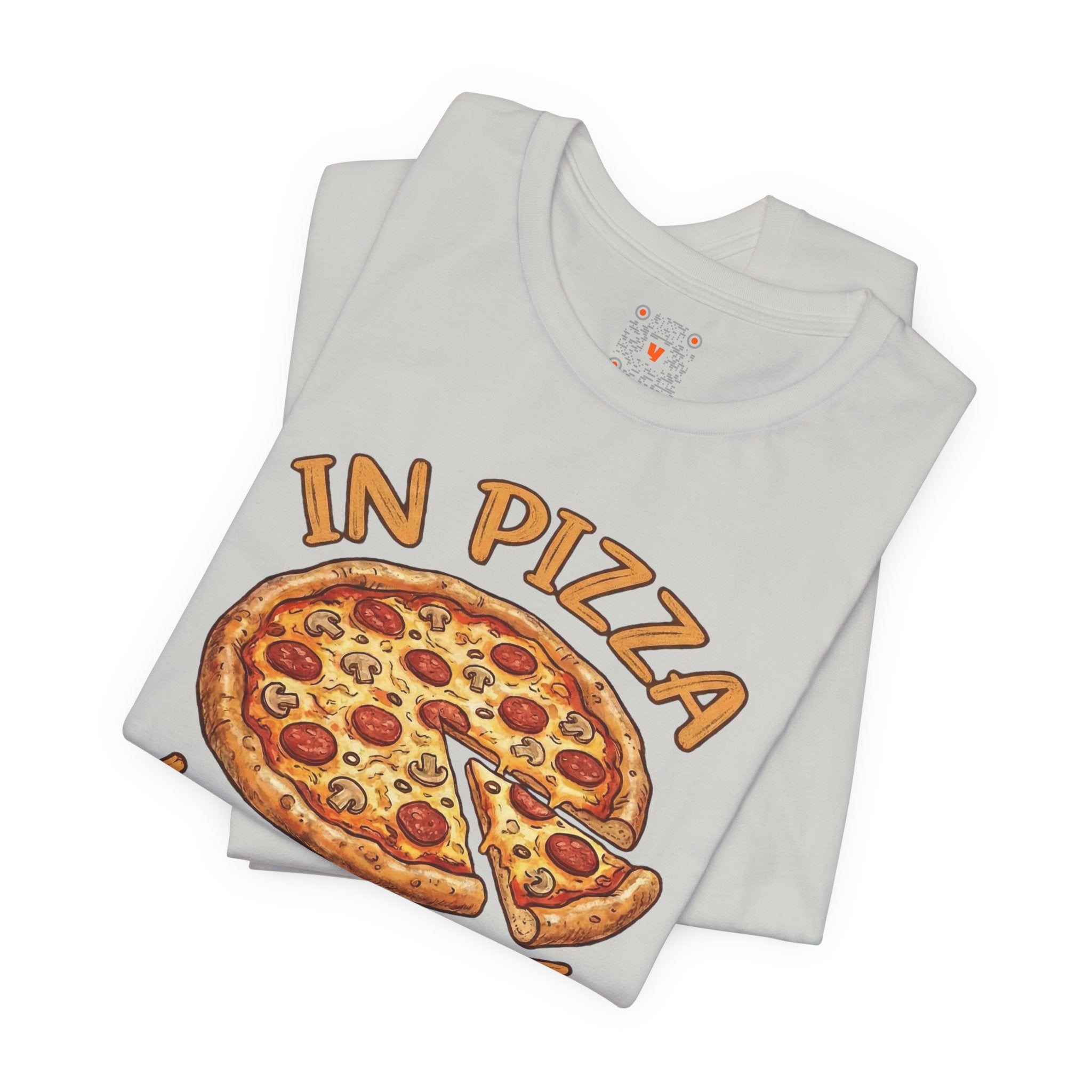 Pizza Graphic Tee "In Pizza We Crust" – Funny Food Lover T‑Shirt