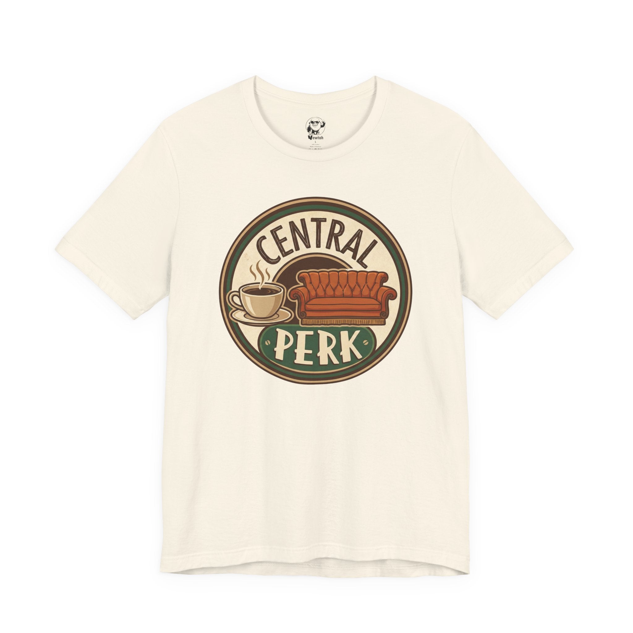 Central Perk Logo T-Shirt — Vintage Coffee Shop Retro Tee