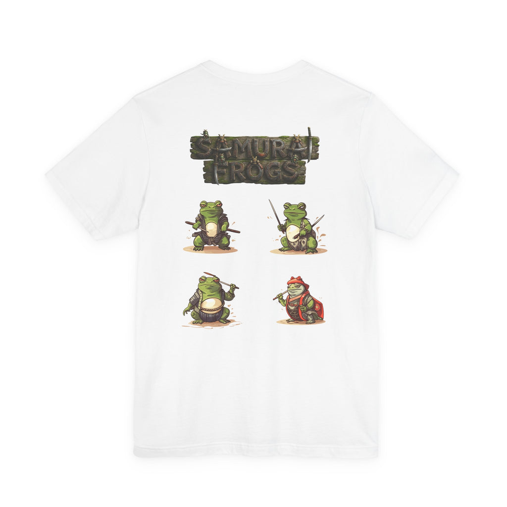 Samurai Frogs T-Shirt — Cute Warrior Frogs Graphic Tee