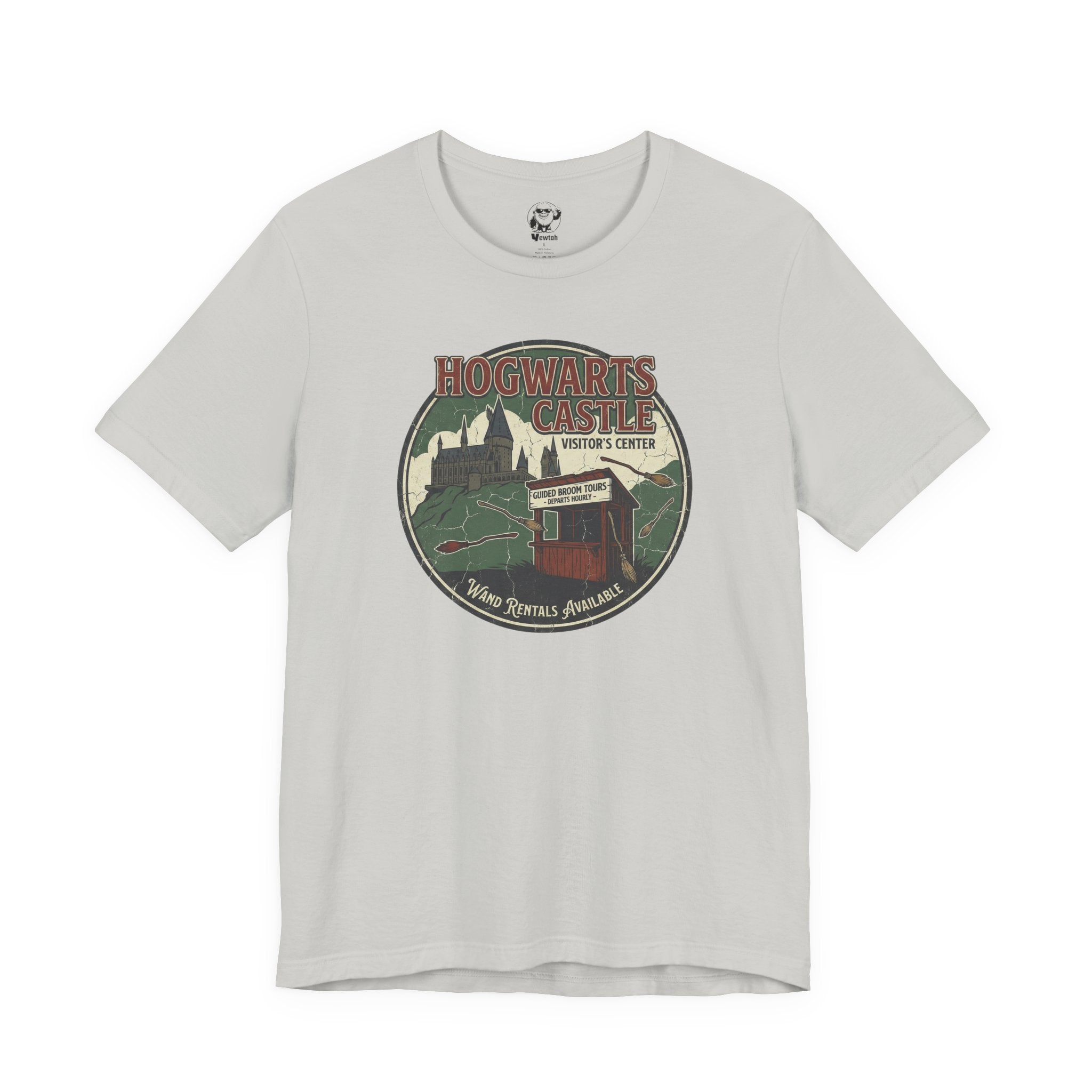Hogwarts Castle Vintage Travel Tee — "Hogwarts Castle Visitor Center" Graphic T-Shirt