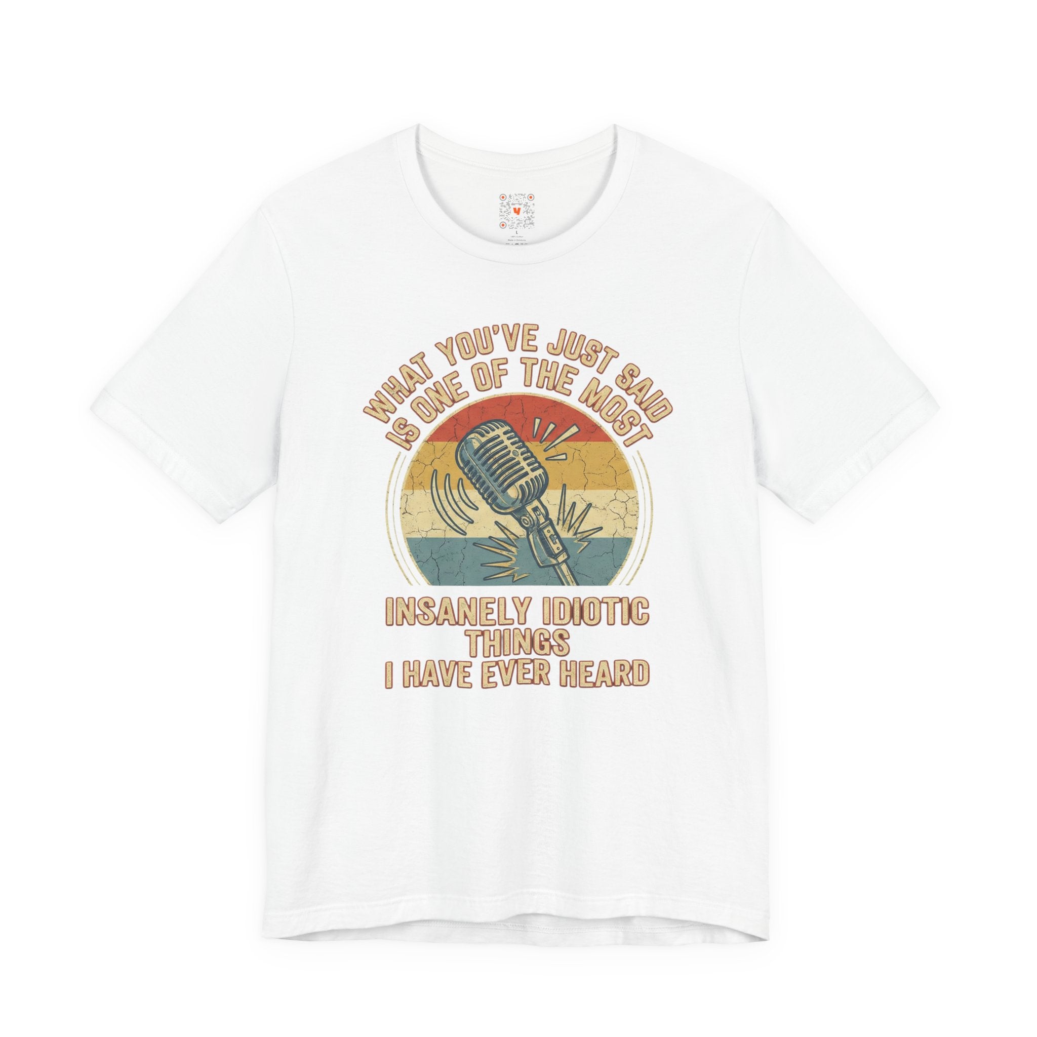 Insanely Idiotic Tee — Retro Mic Tee