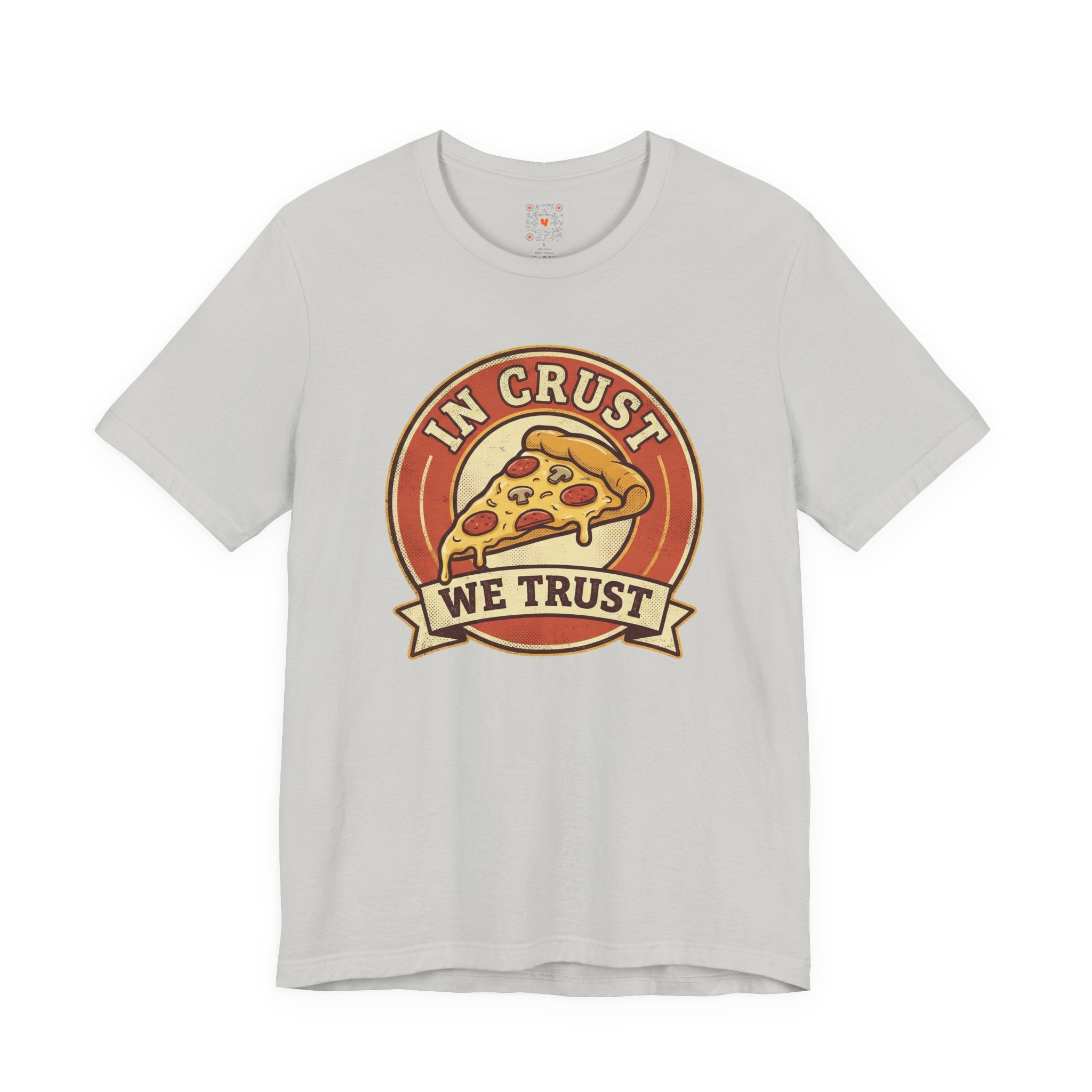 In Crust We Trust - Retro Pizza Graphic Tee