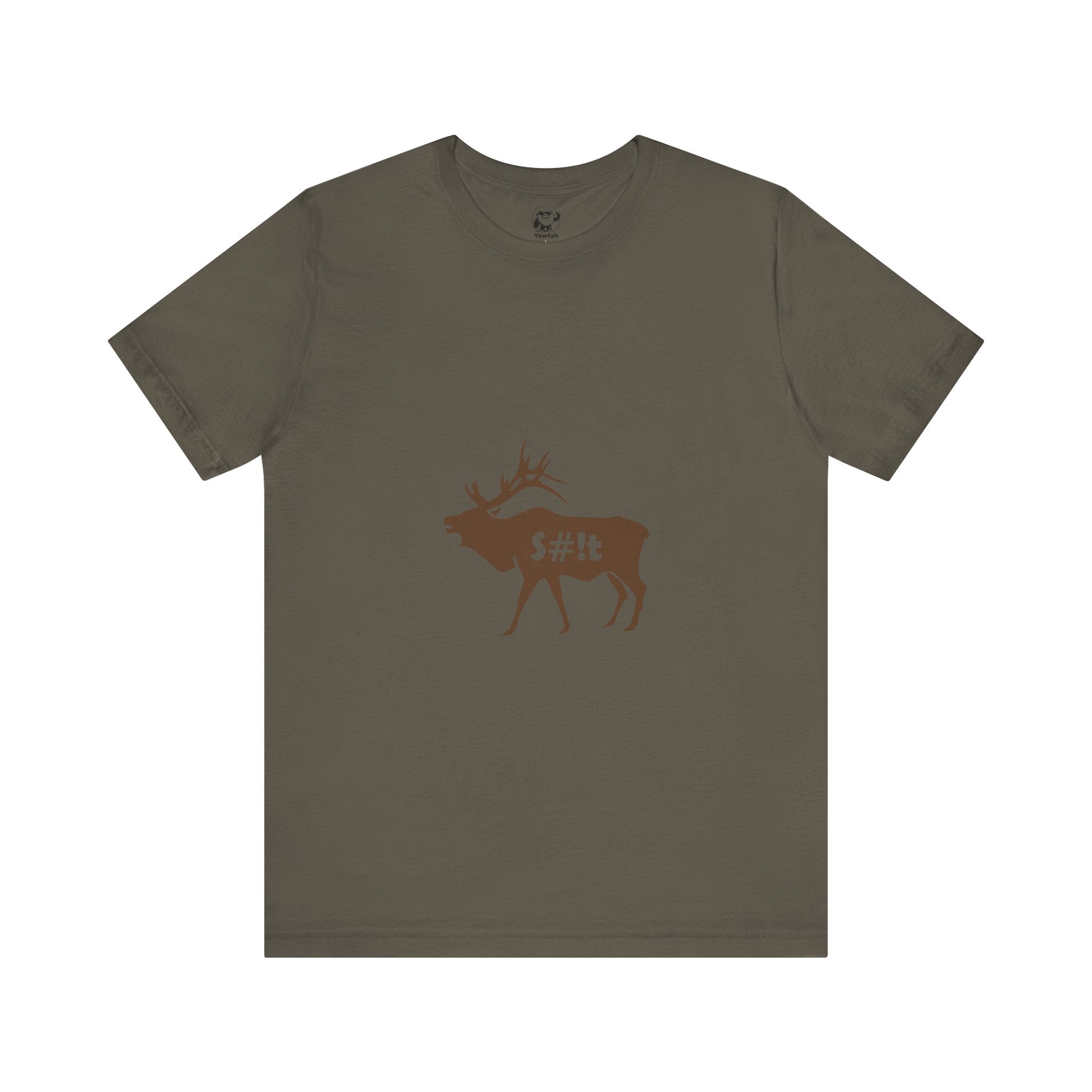 Elk Silhouette Tee — Funny "Bull S#it" Hunting Shirt