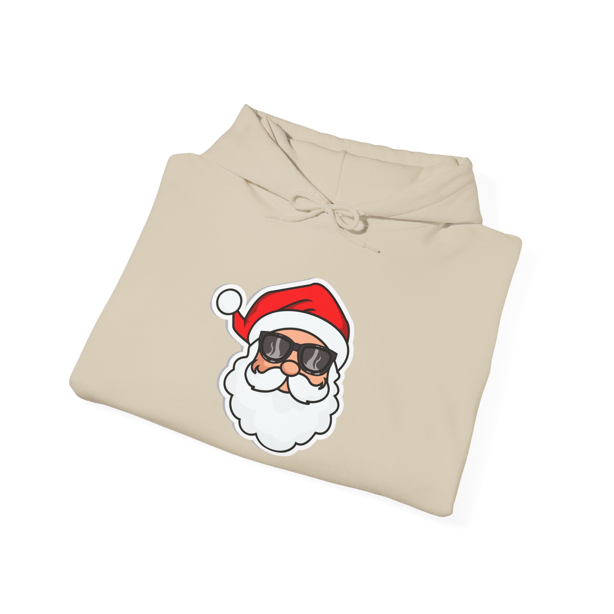 Chill Santa Face Hoodie