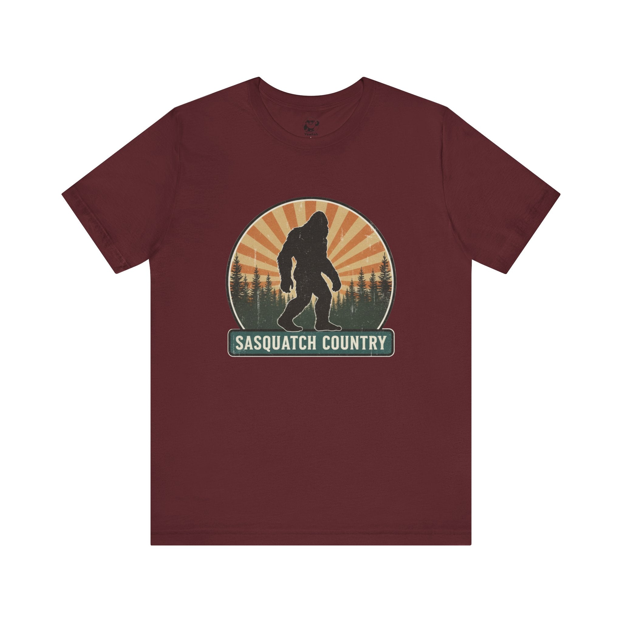 Sasquatch Country Tee — Retro Bigfoot Graphic T-Shirt