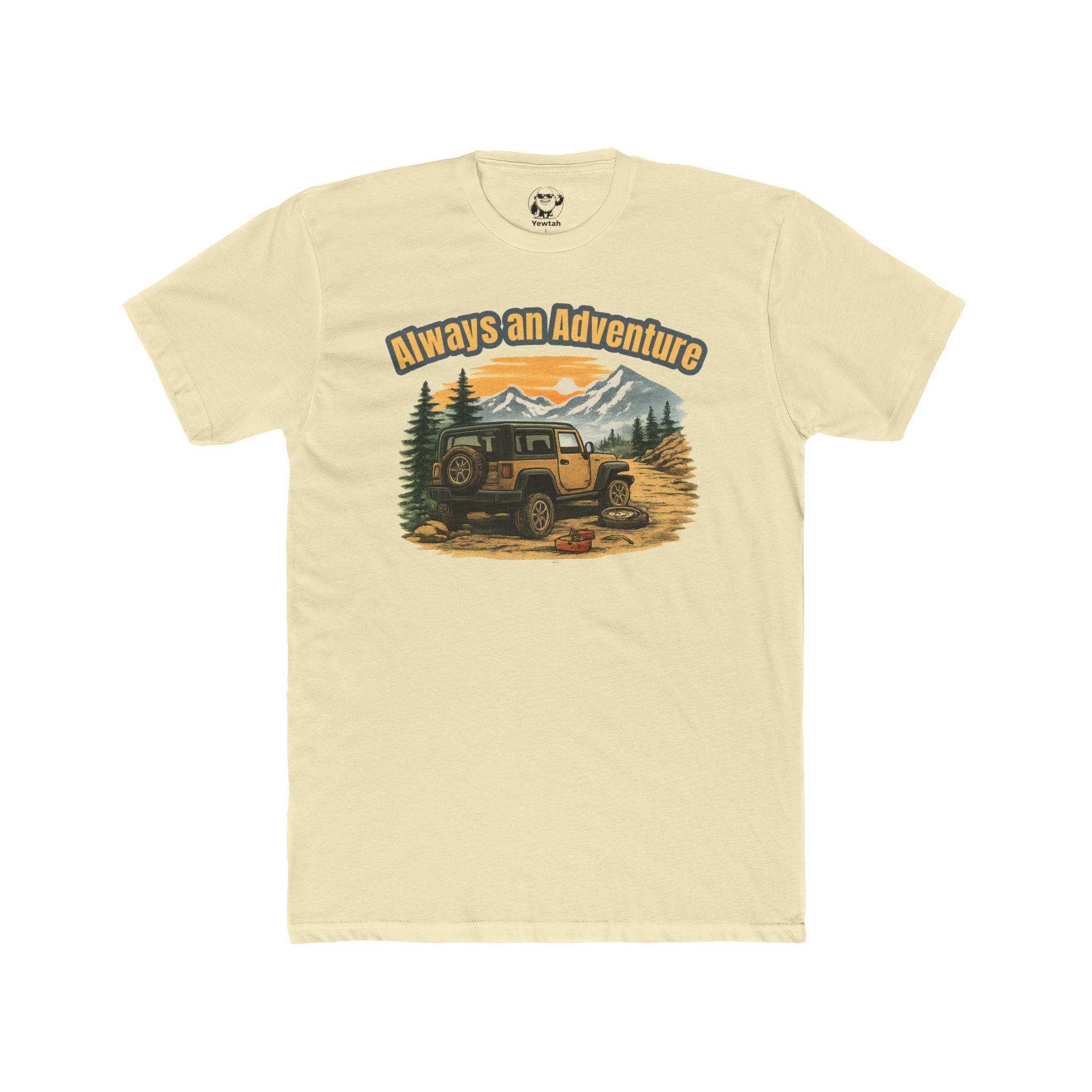 Adventure Jeep T‑Shirt — "Always an Adventure" Outdoor Camping Tee