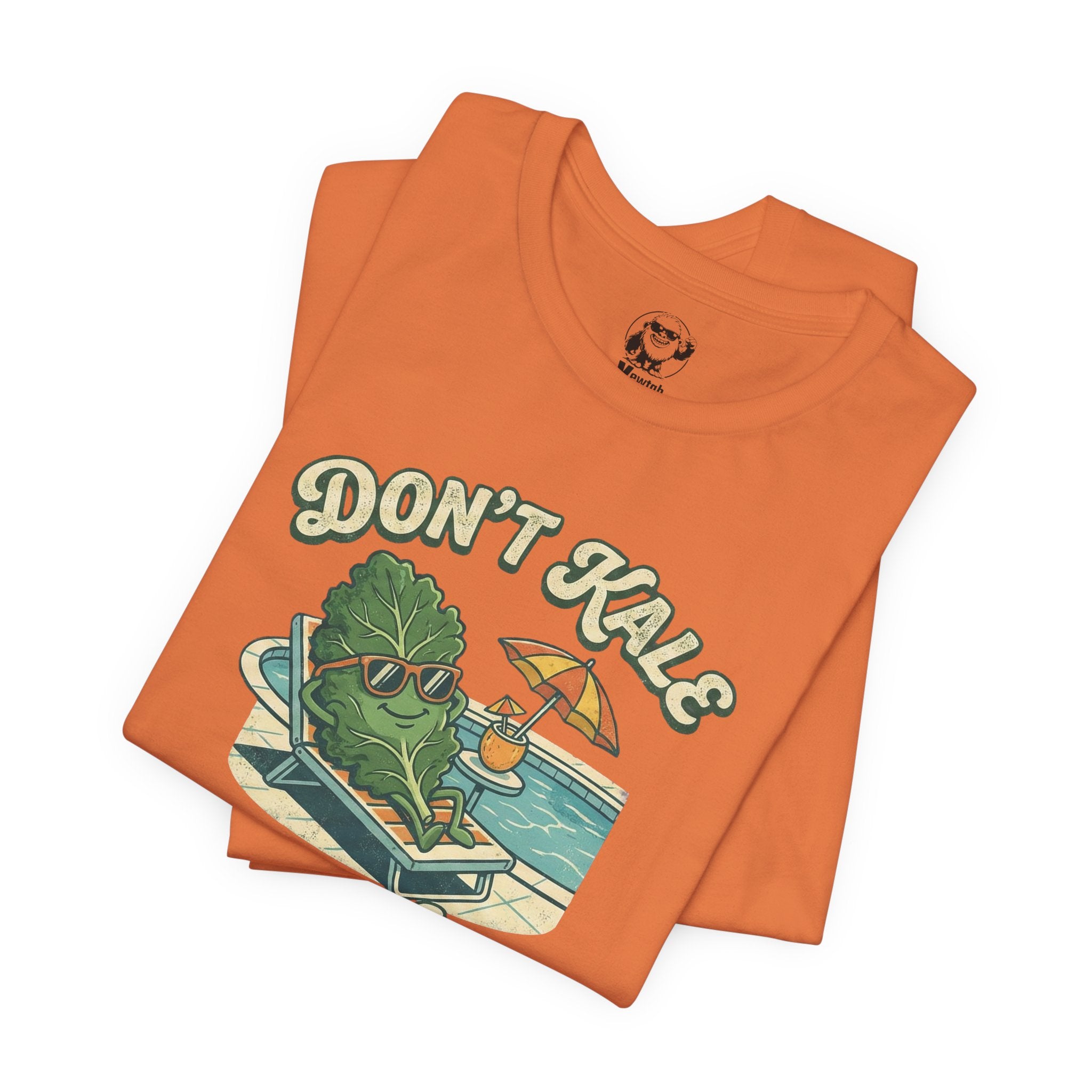 Don't Kale My Vibe - Retro Veggie Chill Graphic Tee