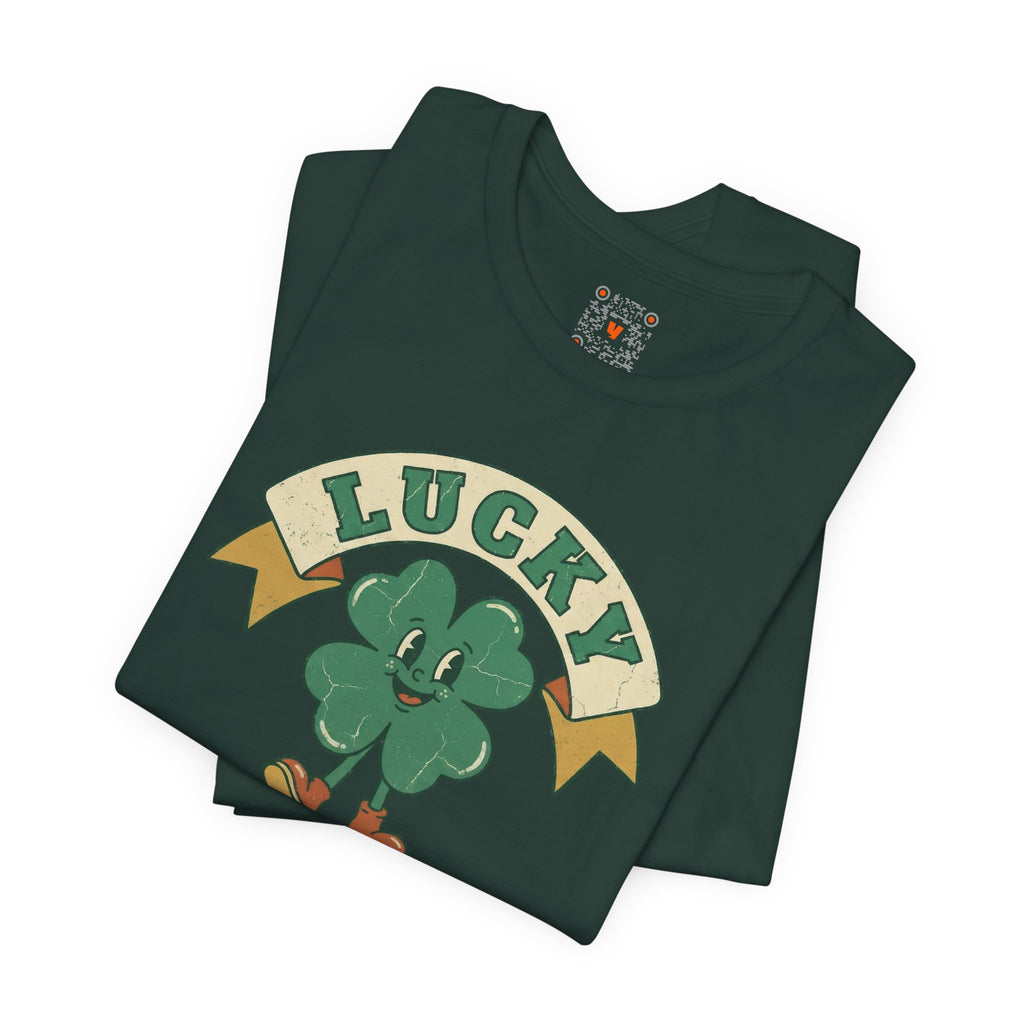 Lucky Shamrock Graphic Tee — Vintage St. Patrick's Day Clover T-Shirt