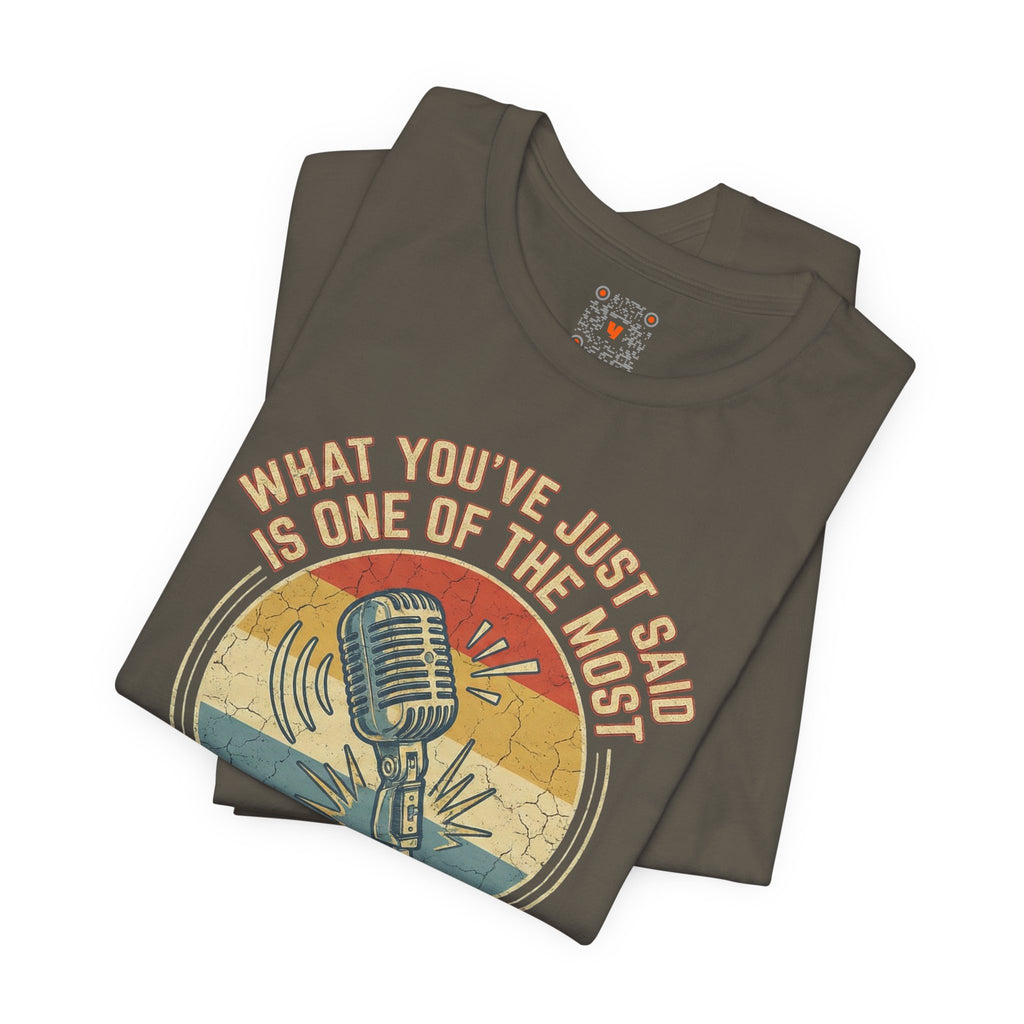 Insanely Idiotic Tee — Retro Mic Tee