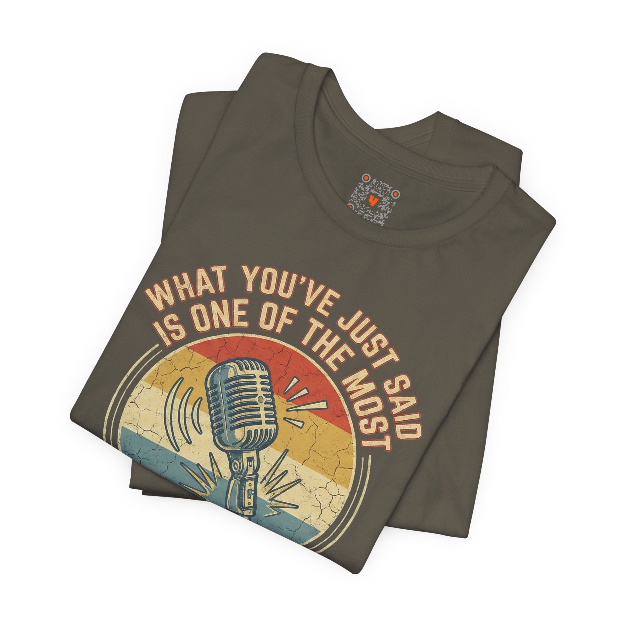Insanely Idiotic Tee — Retro Mic Tee