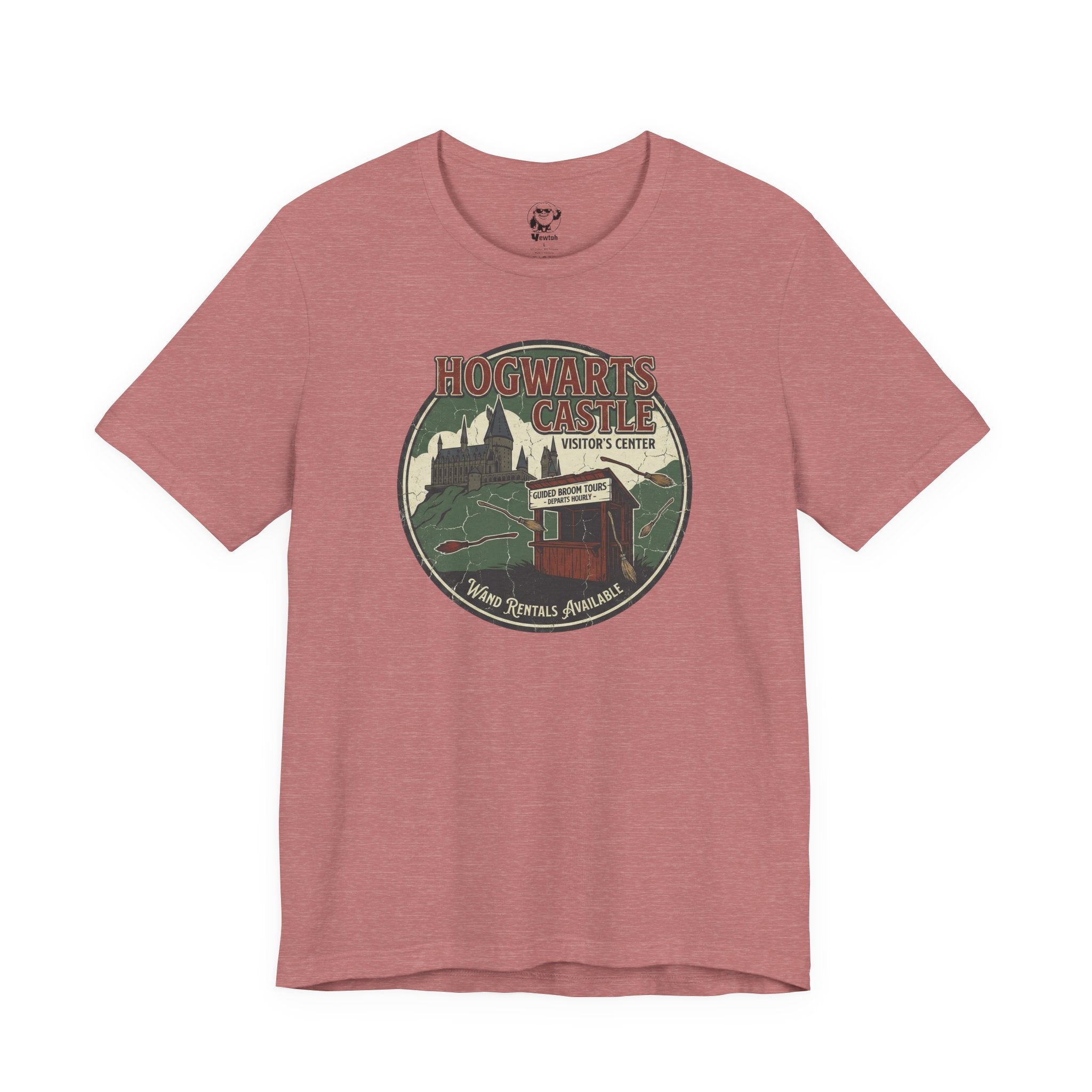 Hogwarts Castle Vintage Travel Tee — "Hogwarts Castle Visitor Center" Graphic T-Shirt