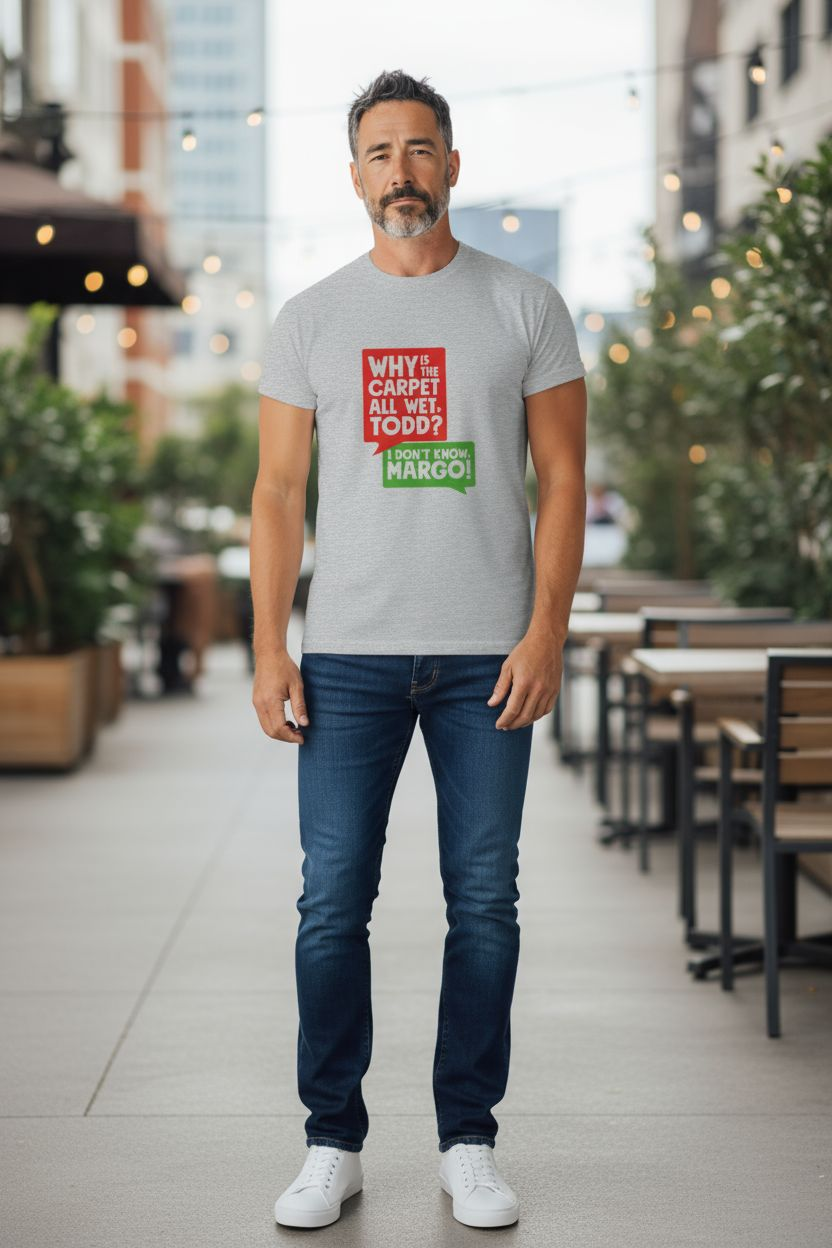 Why Is the Carpet All Wet, Todd? I Don't Know, Margo! Tee